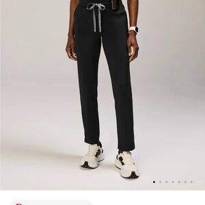 Figs Black Track Pants